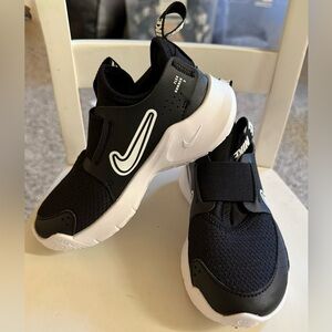 Nike Black and White Athletic Slip-ons